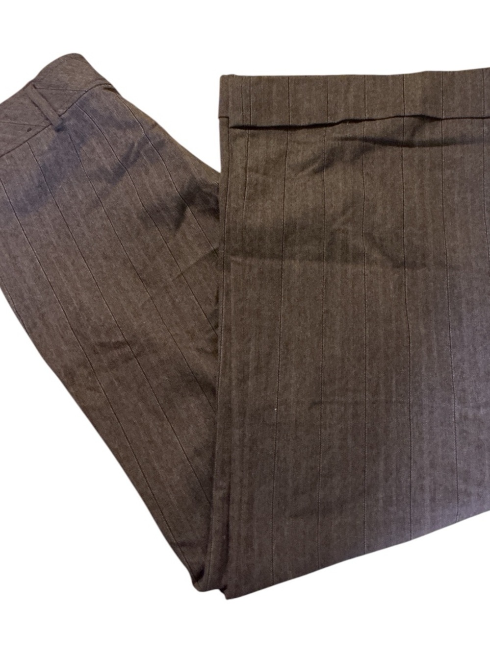 Worthington Men's Brown Pinstripe Dress Pants